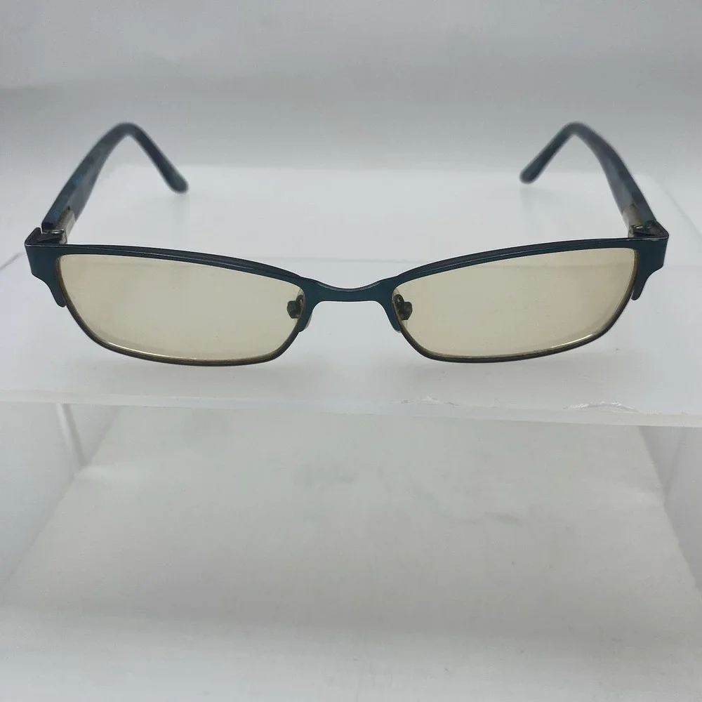 BCBGMAXAZRIA Eyeglasses Women FRAME ONLY Full Rim 52-17-130 Brynn Teal 648